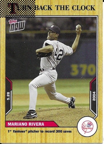 2021 Topps Now Turn Back the Clock - Mariano Rivera #58