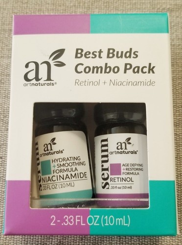 Art Naturals Best Buds Retinol and Naicinamide Treatment Combo Pack Serums