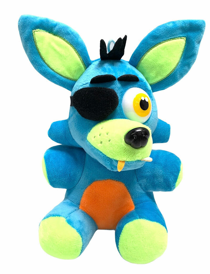 Five Nights at Freddy FNAF 10 Inch Neon Blue Foxy Stuffed Plush Toy NWT | eBay