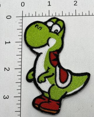 Yoshi Bowser mario luigi villain Iron-on Embroidered Hard Rock Band Patches #229