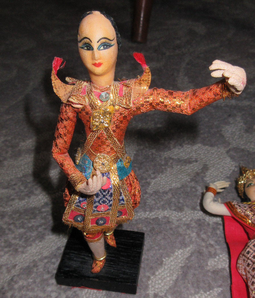 Lot Of 3 Thai Classic Dolls