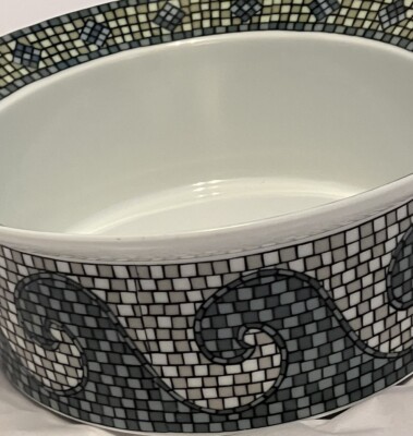 Dansk Terrazzo 8  Wide Bowl Gray Excellent 