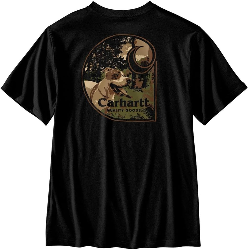 Carhartt Mens Relaxed Fit Lightweight Short-Sleeve Graphic T-Shirt