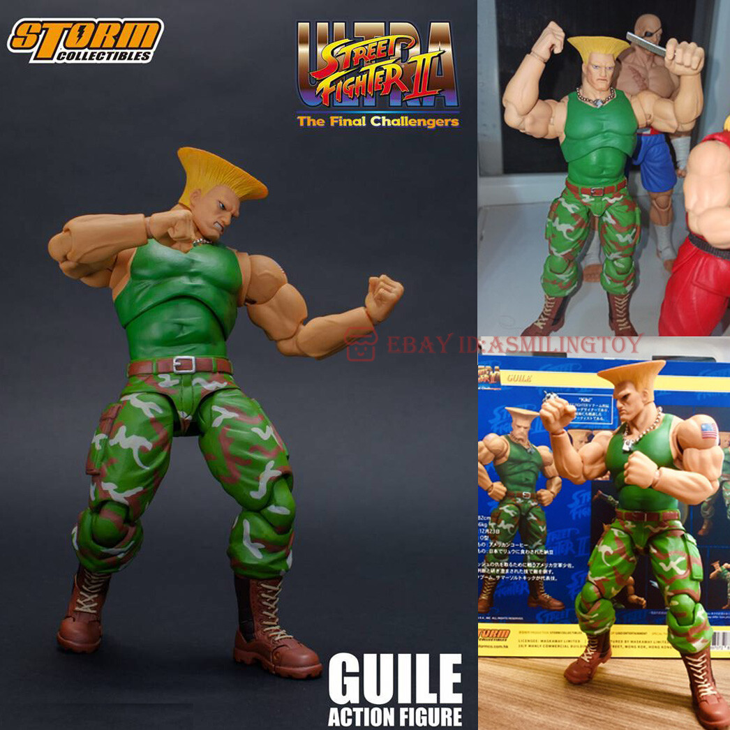 Storm Collectibles ガイル Guile COMIC CON限定 Storm Collectibles Guile Blue Ultra Street Fighter II 2 SDCC