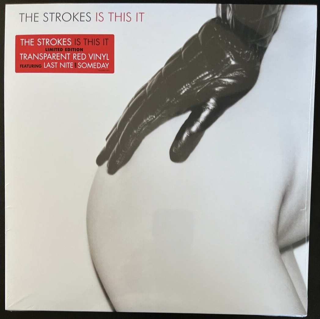 THE STROKES IS THIS IT RED VINYL LP LIMITED EDITION IMPORT