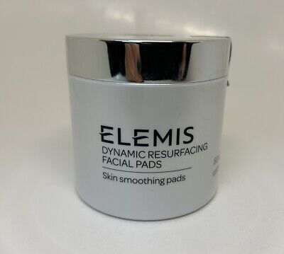 ELEMIS DYNAMIC RESURFACING FACIAL PADS SKIN SMOOTHING 60 COUNT PADS NEW SEALED