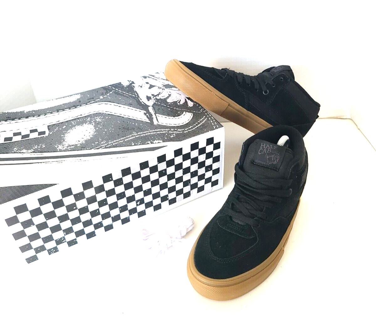 VANS★SKATE HALF CAB★兼用★DUCK CANVAS GOLDEN BROWN/BLACK Vans Skate Half Cab - Gravitee Boardshop
