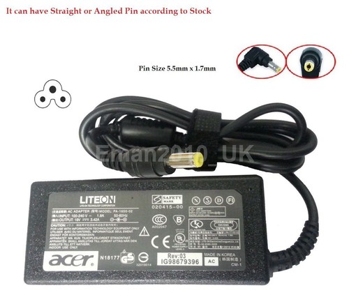 AC Adapter For Acer ICONIA TAB A200-10R08U A200-10R16U Charger Power Supply Cord - Foto 2