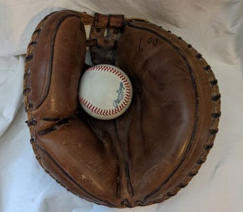 Vintage Curt Blefary Rawlings DB45 Baseball Glove Right Hand T...