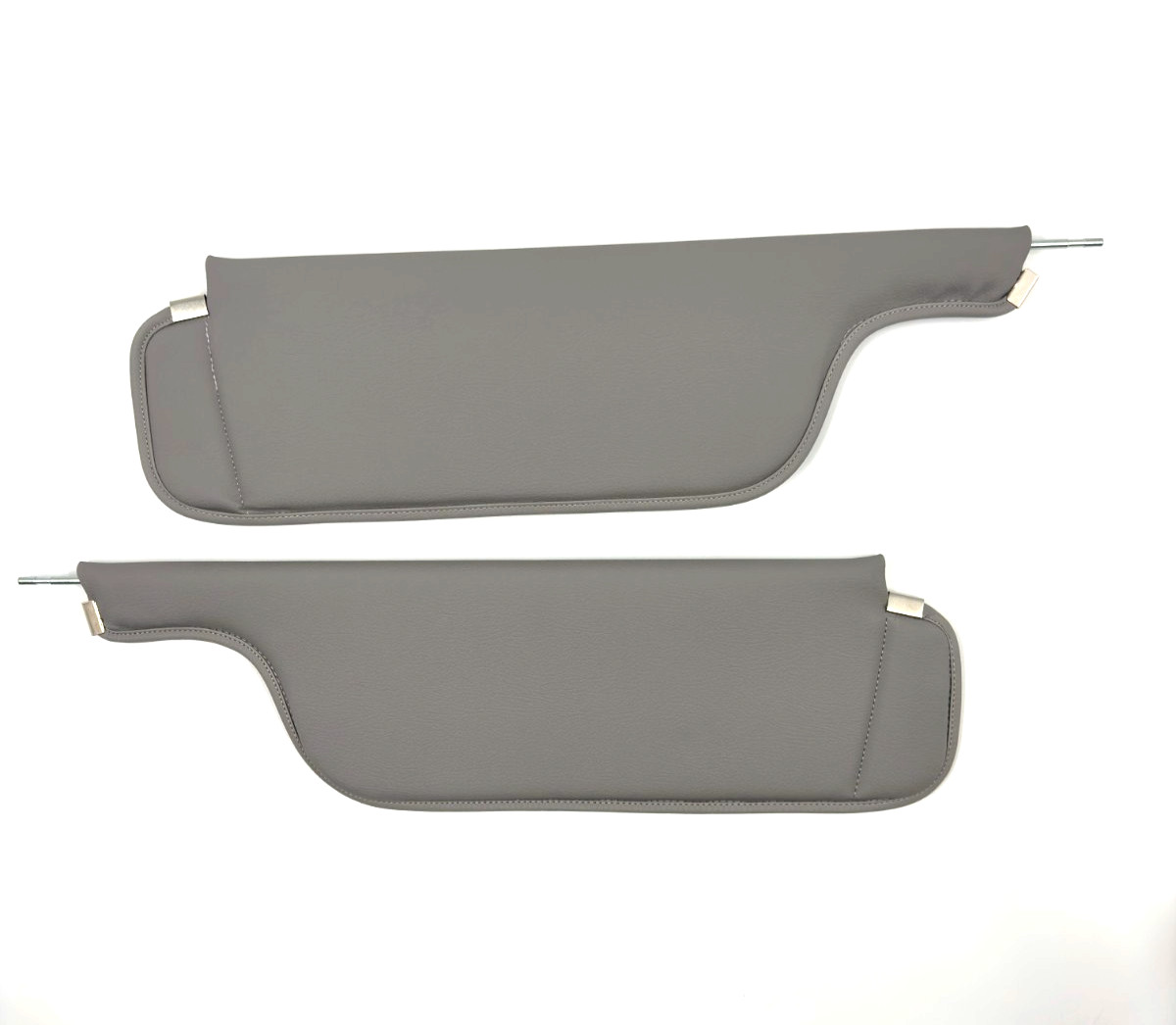 Light Gray Sunvisor Set for Chrysler LeBaron Convertible 1982–1988