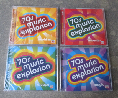 2005 Time Life 70s Music Explosion 4 CD Set (w/8 Disc) BRAND NEW, FACTORY SEALED