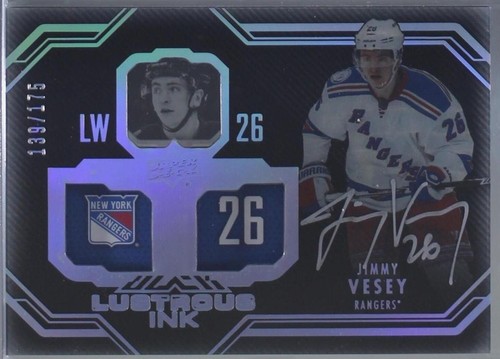 2016-17 UD Black - Jimmy Vesey #LI-JV