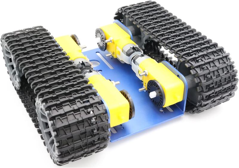 Robot Tracked RC Tank Chassis Kit with 4Pcs DC TT Motors for Arduino UNO R3, Ras