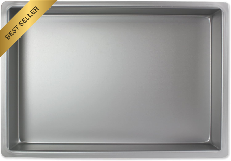 Professional Aluminum Oblong Cake Pan (9 X 13 X 2), Standard, Silver
