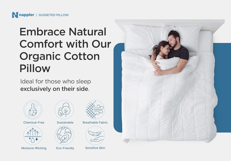 Side and Back Sleeper Pillow for Neck and Shoulder Pain Relief - Shredded Memory