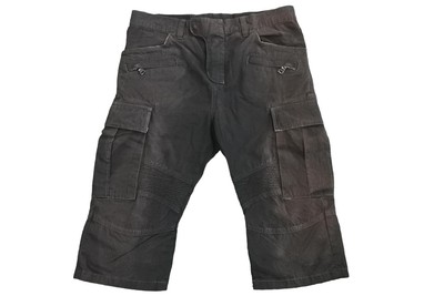 Balmain Biker Cropped Pants Denim S5Ht548C487 Made In Japan Cotton Black Size 32