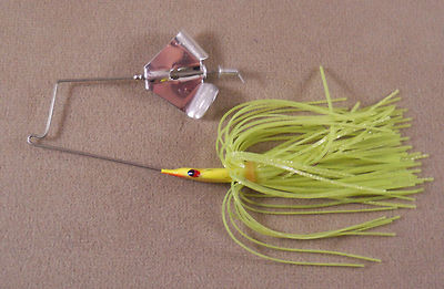 Bass Fishing Lure 1/8 oz. DR Custom Mini Flat Frog Buzz Bait, Spinnerbait