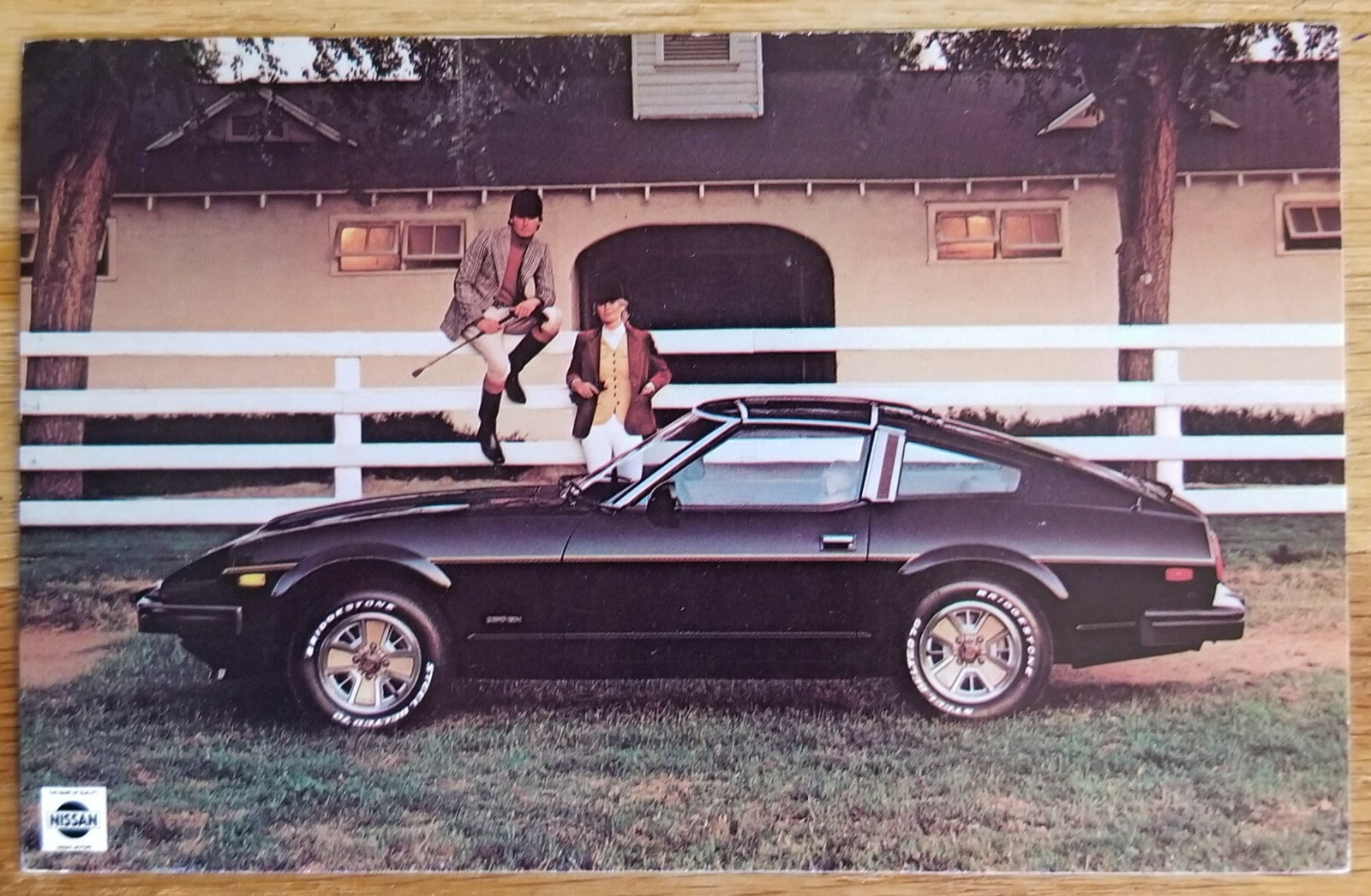 Datson 280-ZX Car Automobile Advertising Postcard Circa 1980