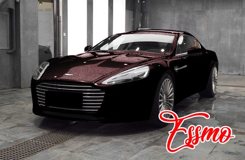 ESSMO PET Galaxy Dust Gloss Phantom Rose Black Auto Car Vinyl Wrap Decal Sticker