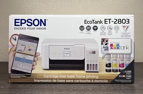 Epson EcoTank ET-2803 Color Inkjet All-In-One Printer