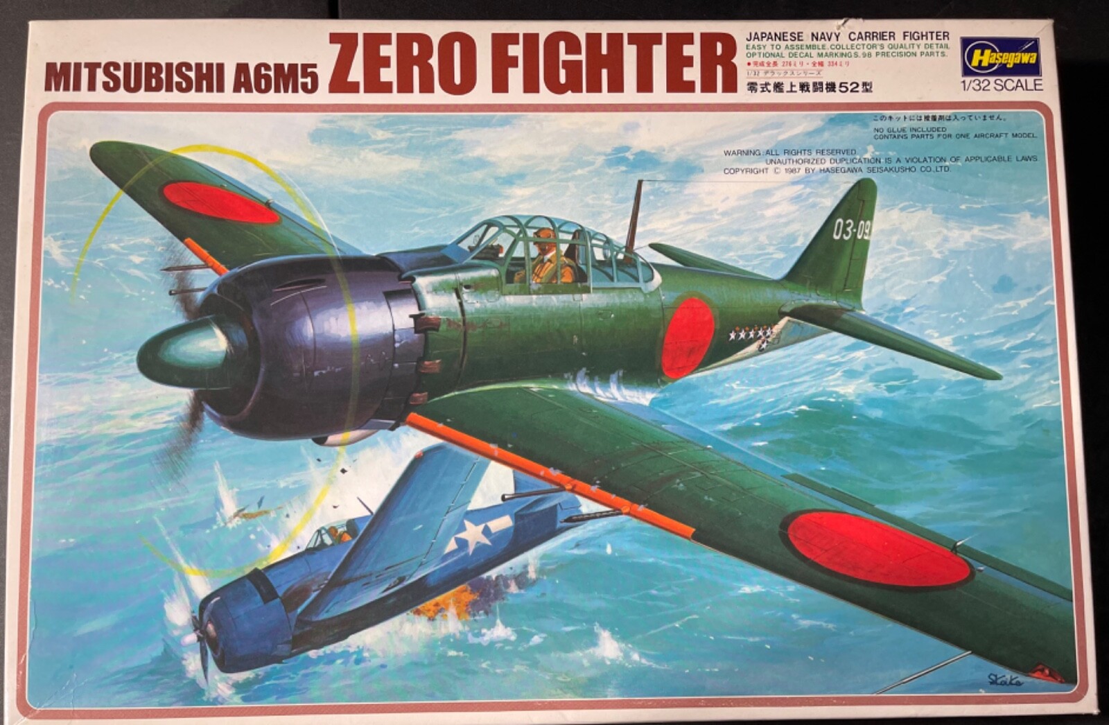 Mitsubishi A6M5 Zero 1:35 スケールモデル Tamiya Mitsubishi A6M5 Zero Fighter / Tamiya USA