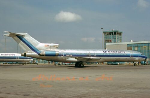 Eastern Airlines Boeing 727-225 N8873Z at ATL in June 1979 8"x12" Color Print