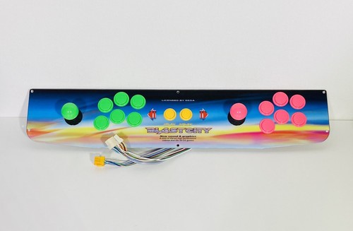 BLASTCITY アーケードコントローラー New Genuine Stainless Steel Control Panel Sega Blast City