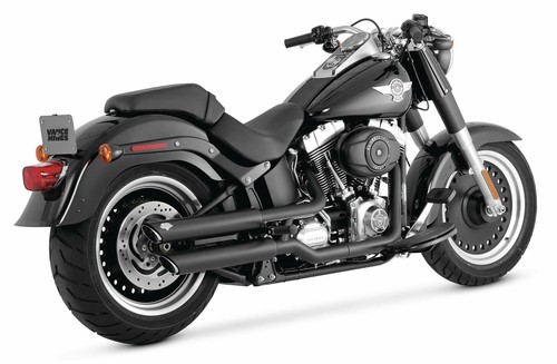 Vance & Hines 46843 Twinslash 3 in. Slip-Ons Black New | eBay