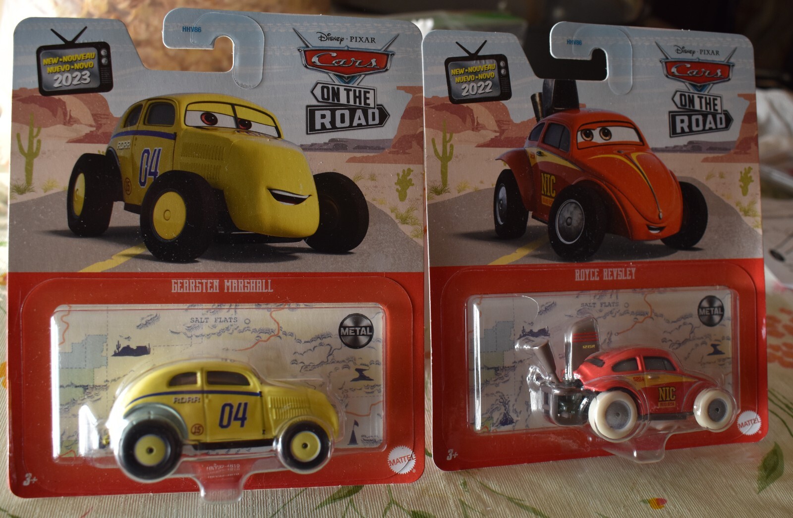 Disney Pixar Cars GEARSTEN MARSHALL & ROYCE REVSLEY ON THE