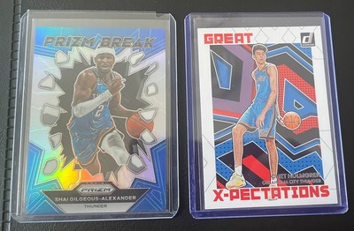 OKC THUNDER Shai Gilgeous-Alexander & Chet Holmgren Two Card Lot!
