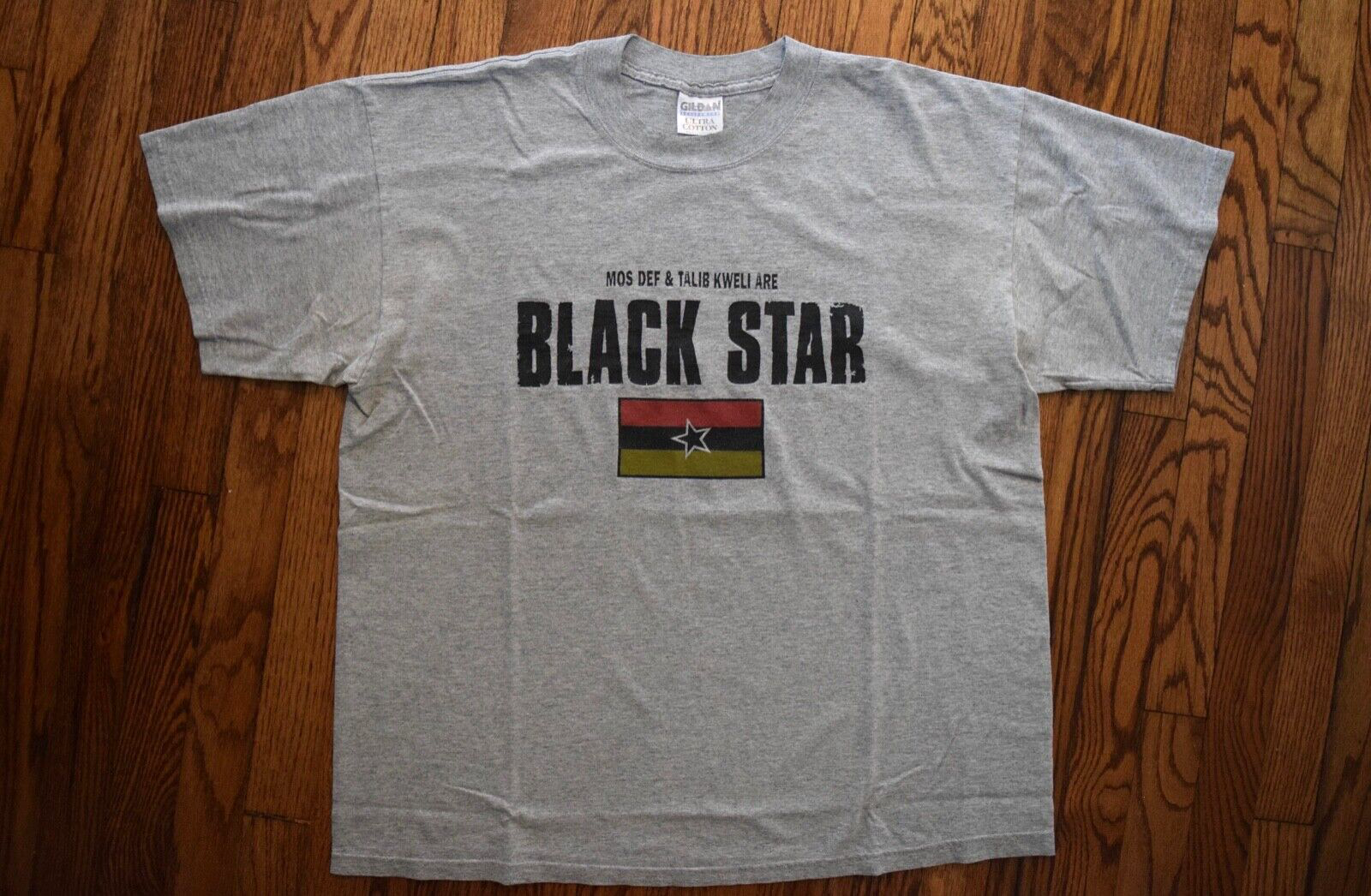 1998 BLACK STAR vtg 90s gray RAWKUS rap hip hop Mos Def