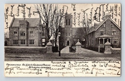 United States: St Luke's Church, Germantown, Pennsylvania. Posted 1903.