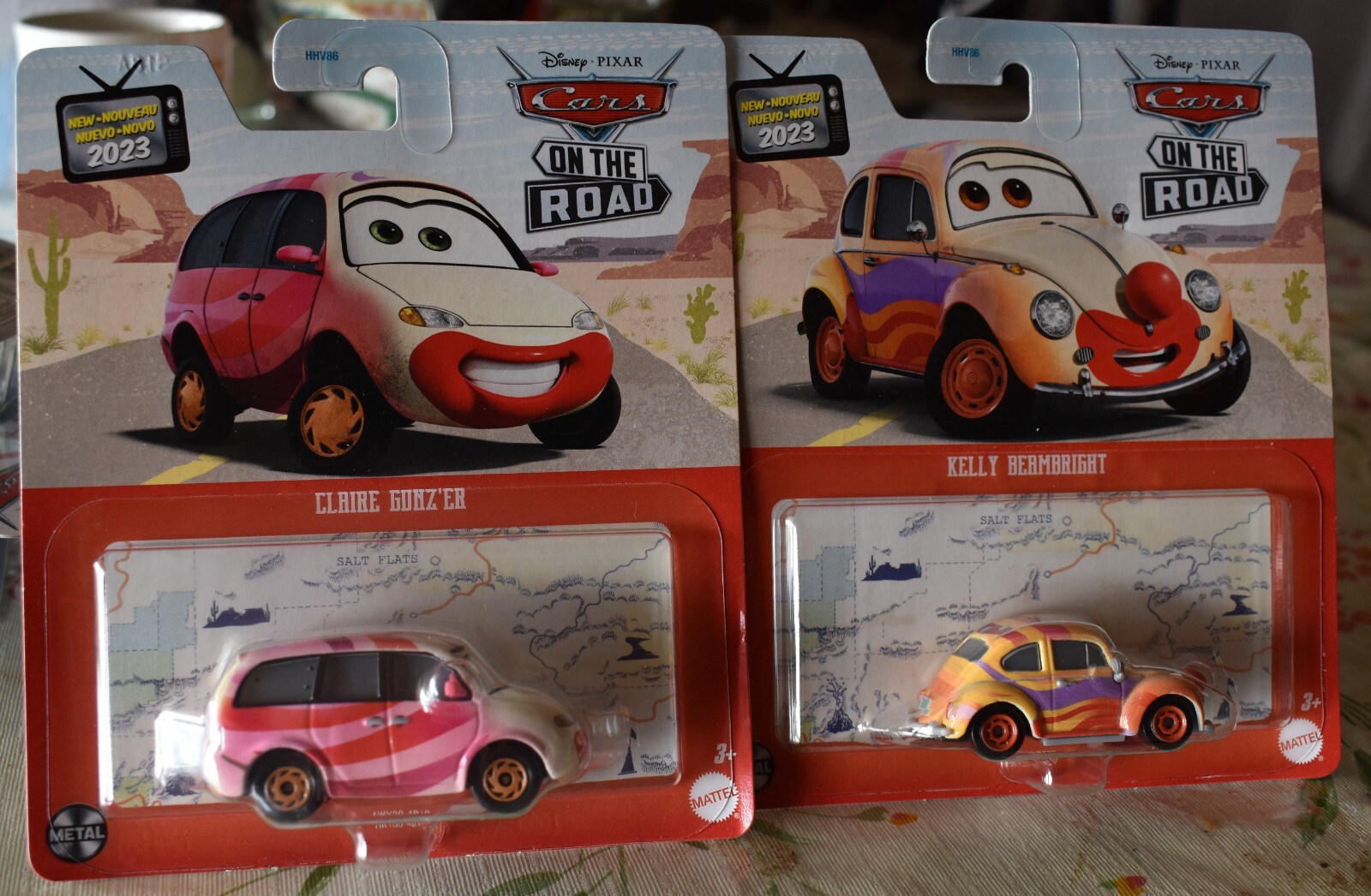 Disney Pixar Cars CLAIRE GUNZ'ER & KELLY BEAMBRIGH ON THE