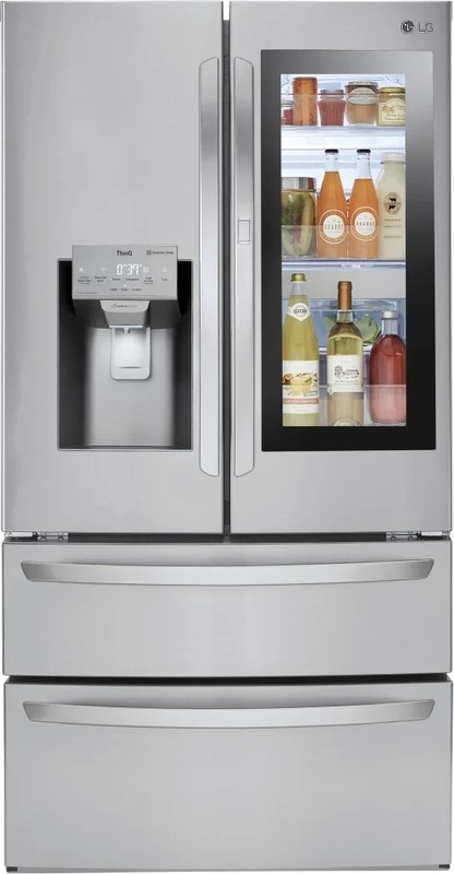 36 INCH LG 4 DOOR SMART FRENCH DOOR REFRIGERATOR -