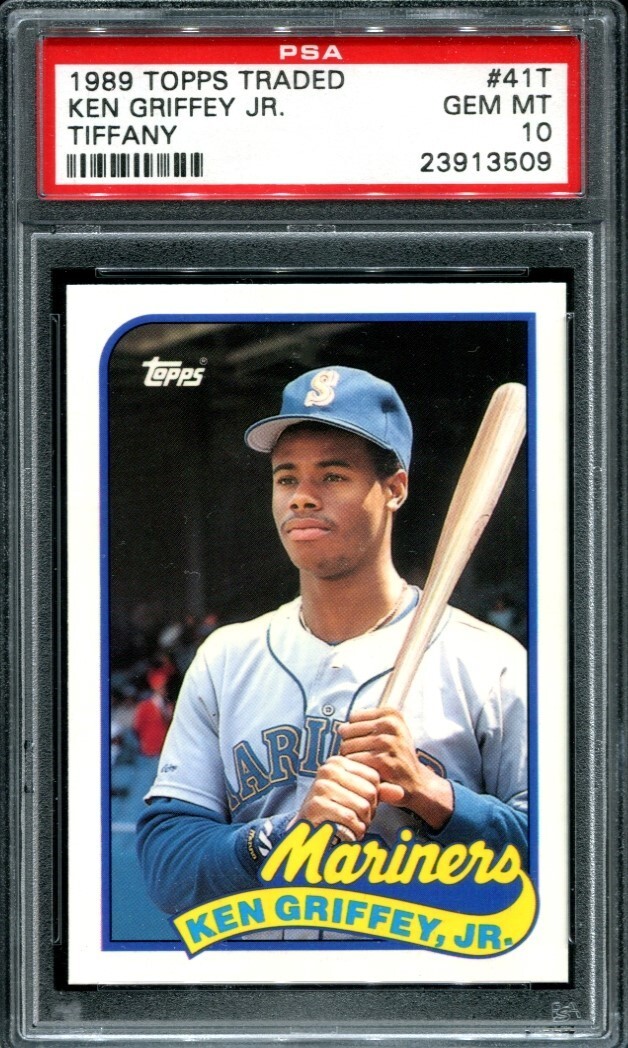 その他 Ken Griffey Jr RC 1989 Topps Traded Tiff 1989 Topps Traded Tiffany Ken Griffey Jr #41T Rookie RC PSA