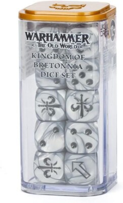 Warhammer: The Old World - Kingdom of Bretonnia Dice Set - Brand New