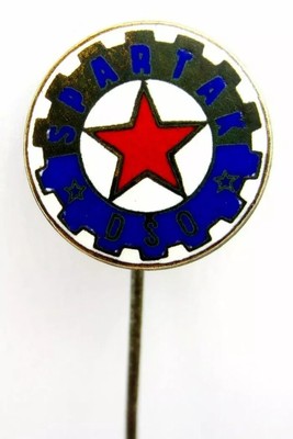 Vintage DSO Spartak Stalingrad Praha Football Pin Badge 1950s