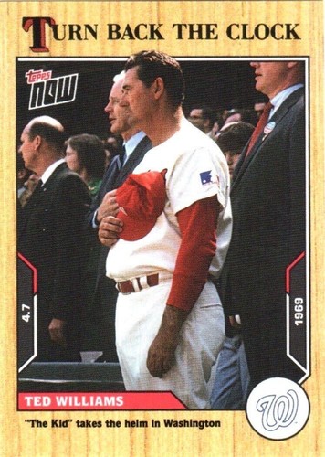 2021 Topps Now Turn Back the Clock - Ted Williams #7