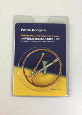 White Rodgers Universal Thermocouple Professional 24'' with adapters Part # TC24