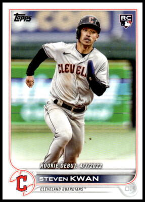スポーツ選手 MLB - Topps road to opening day Steven Kwan 2025 Topps NOW Road To Opening Day Steven Kwan Cleveland