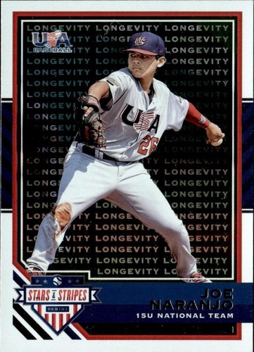 2017 Panini USA Baseball Stars & Stripes Longevity - Joe Naranjo #62