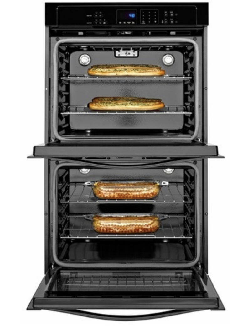 Whirlpool WOD51EC0AB 30”W 5.0 cu. ft. Black Double Wall Oven New