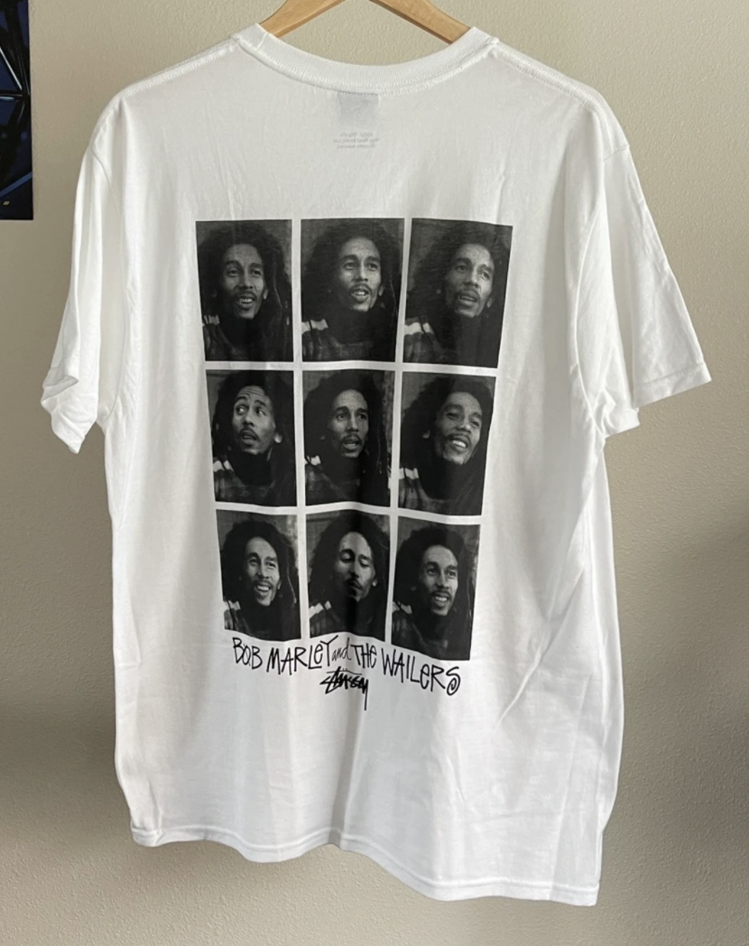 【Mサイズ】Stüssy & Bob Marley Frames Tee