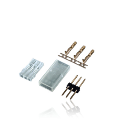 PowerBox JR Servo Connector, male pin for crimping (50pcs/pack) - PBS1050/50