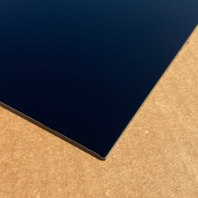 24'' x 48'' Aluminum Composite Sheet Gloss Black .080'' (2mm) Panel ACP, ACM