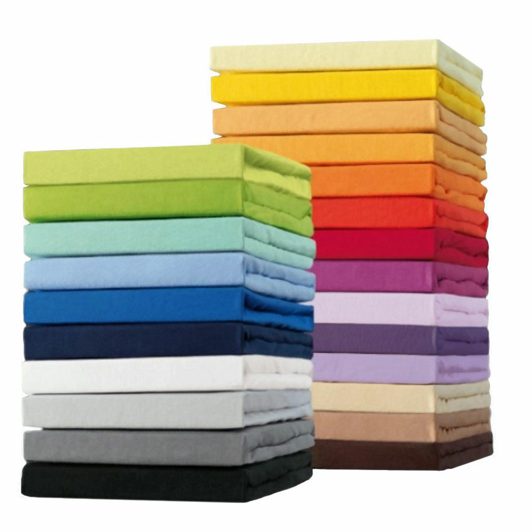 Kinder Frottee Spannbetttuch Spannbettlaken Bettlaken Betttuch Baumwolle