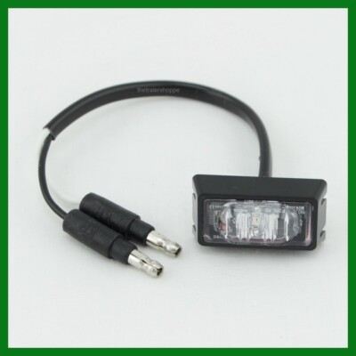 Maxxima 3/4 X 1.5'' Marker Clearance 3 LED Amber Light Adhesive Surface Mount