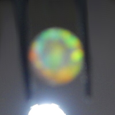 RARE 1.2ct VVS Orange Precious Contra Luz Fire Opal Natural Mined Unheated Round