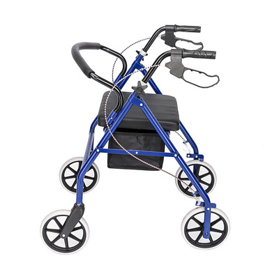 Iron Walker with Wheels Black & Blue