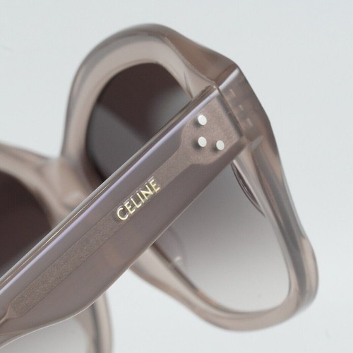 Pre-owned Celine Cl40200i 45z Shiny Hazelnut/brown Gradient 56-17-140 Sunglasses